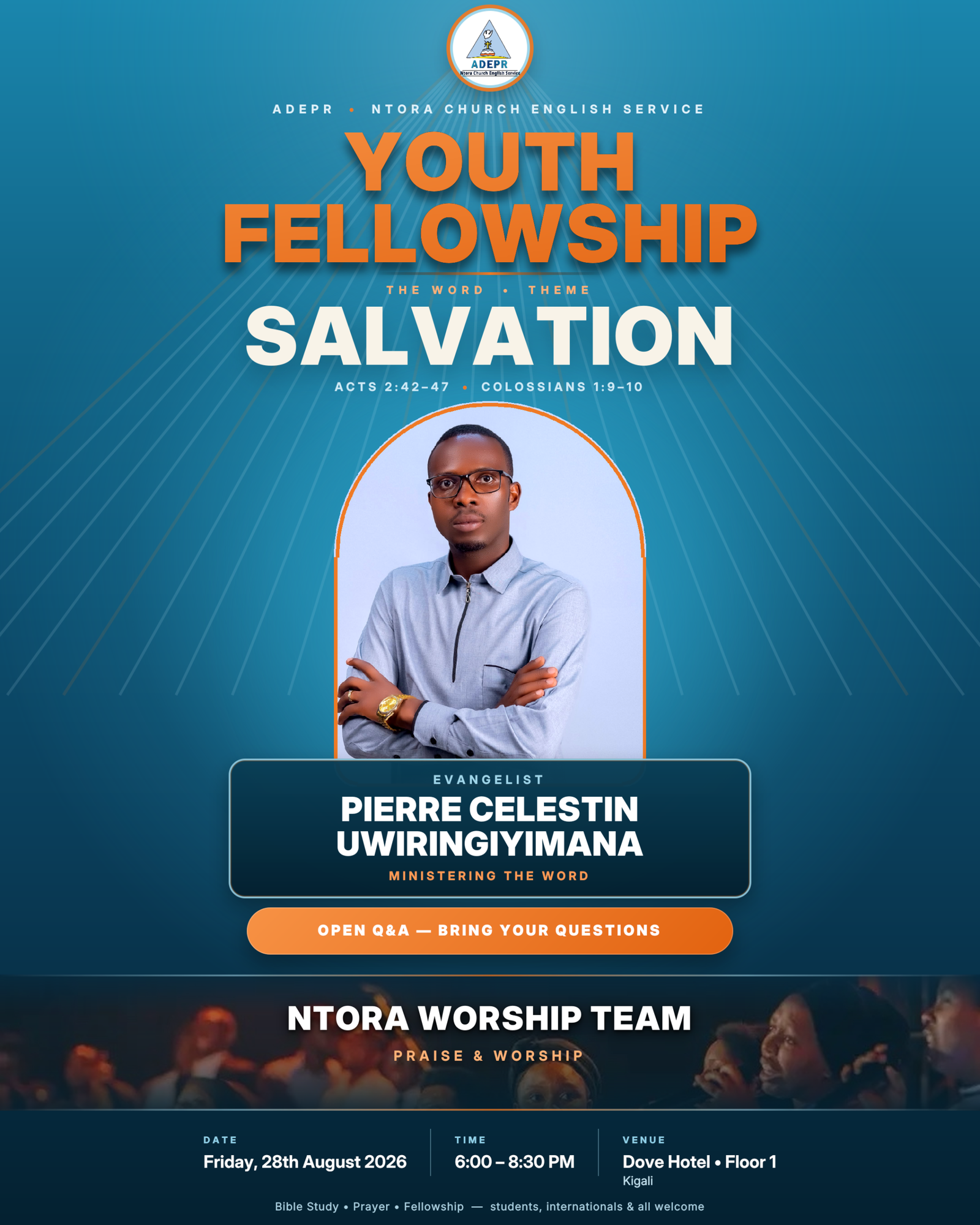 Youth Fellowship: Salvation flyer